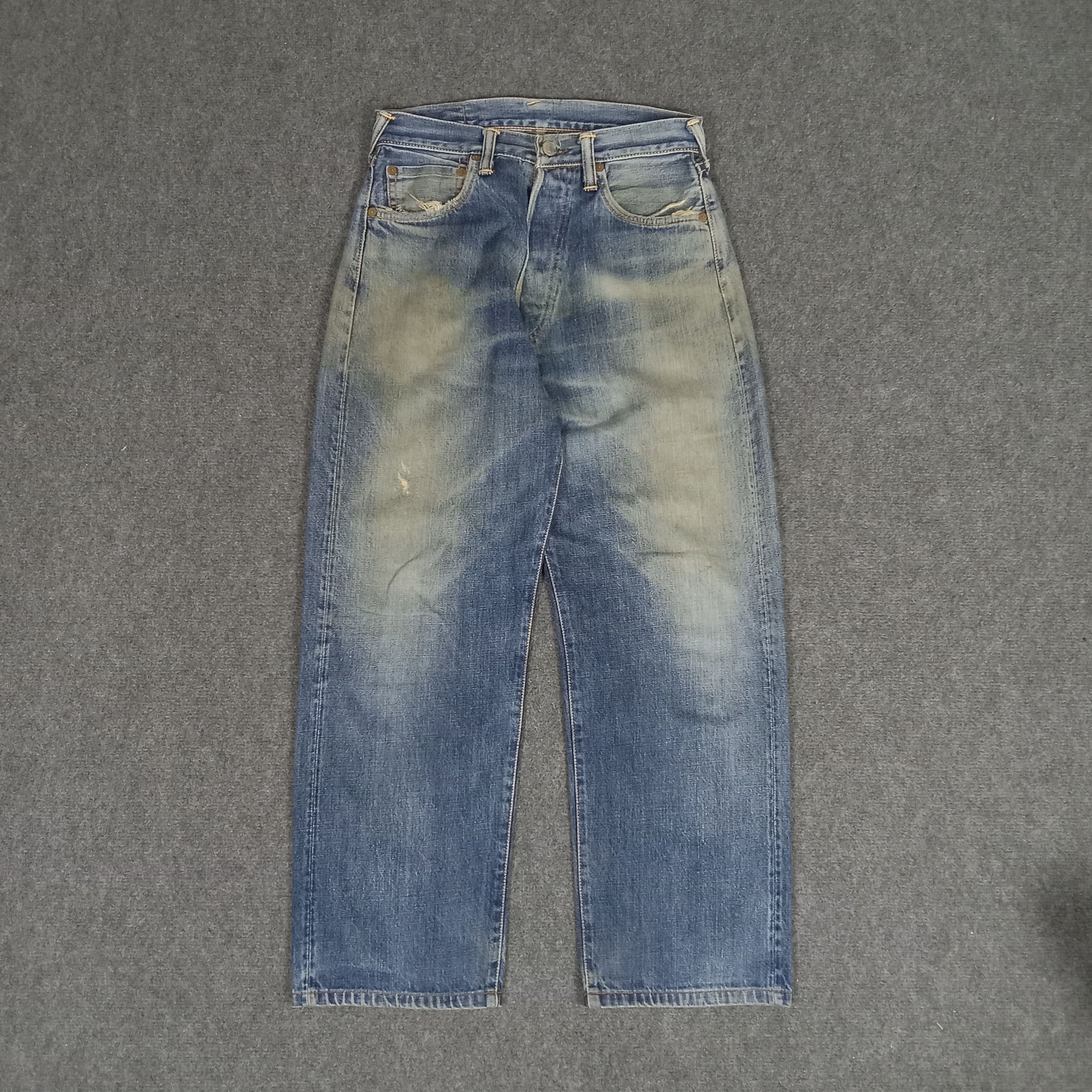 Evisu Evisu Japanese Brand Daicock Custom Art Denim Jeans Size US 29 - 4 Thumbnail