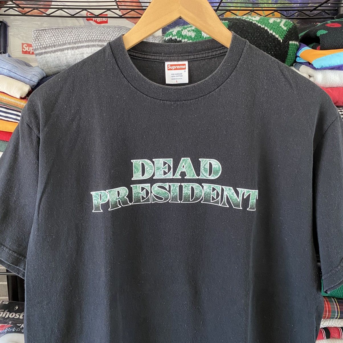 Supreme Supreme Dead President T-Shirt Black 2009 Size US L / EU 52-54 / 3 - 2 Thumbnail