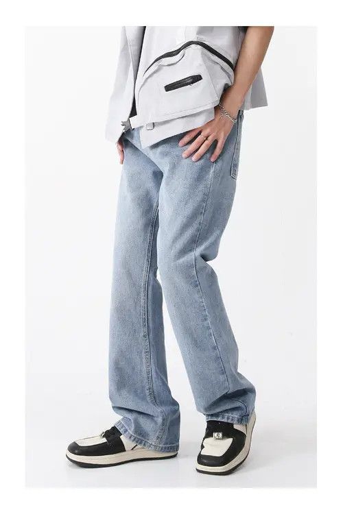 Other Vintage Washed Straight Stretch Bootcut Jeans Size US 32 / EU 48 - 3 Thumbnail