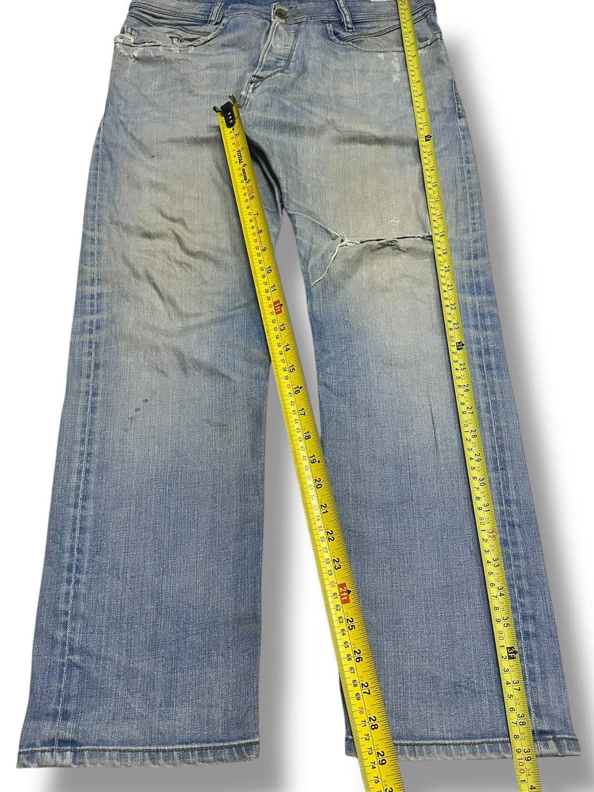 Diesel Diesel Vintage Jeans With Regular Slim Loose and Faded Wash Size US 33 - 15 Thumbnail