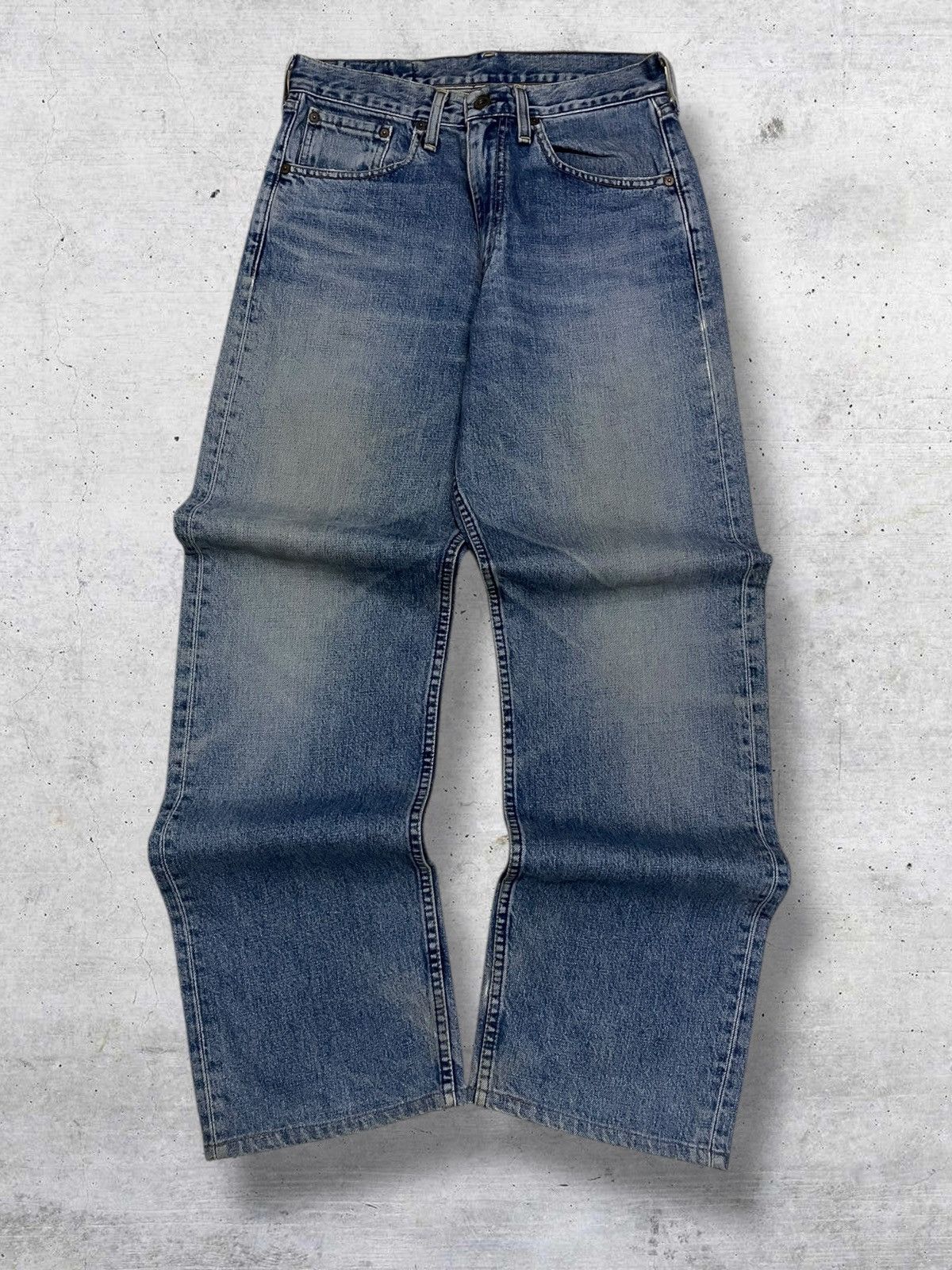 Levi's Vintage Clothing VINTAGE 504 LEVIS USA DESIGNER 90S BLUE WASHED OG DENIM Size US 29 - 1 Thumbnail