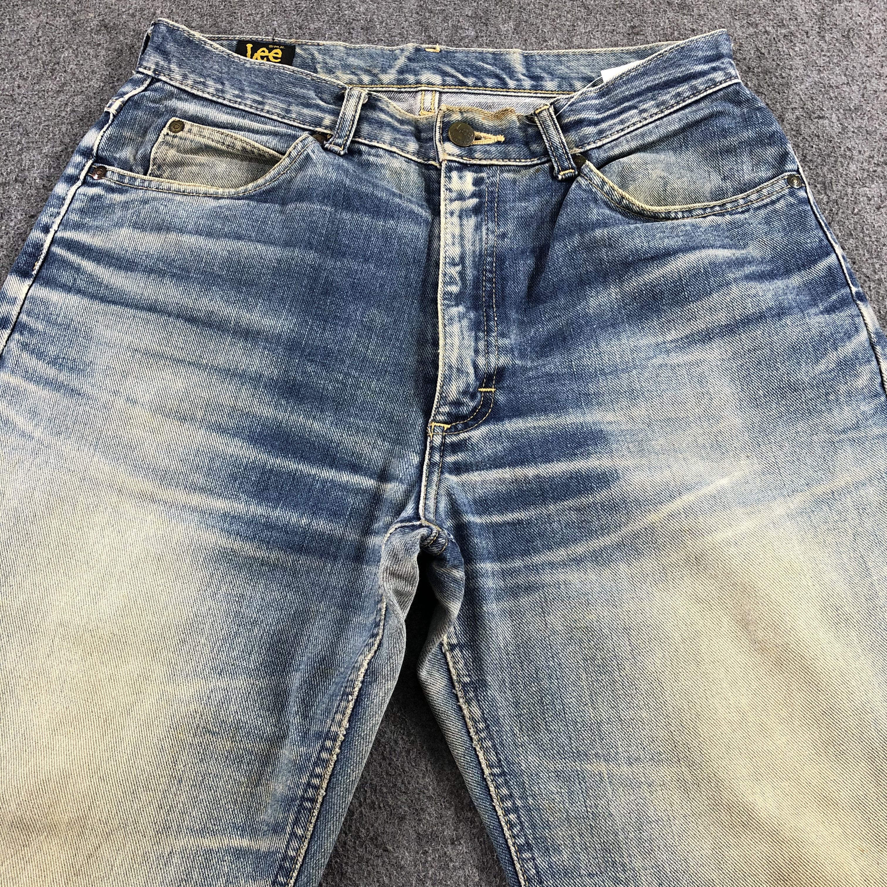 Lee Vintage Blue Wash Lee Jeans-J1897 Size US 31 - 3 Thumbnail