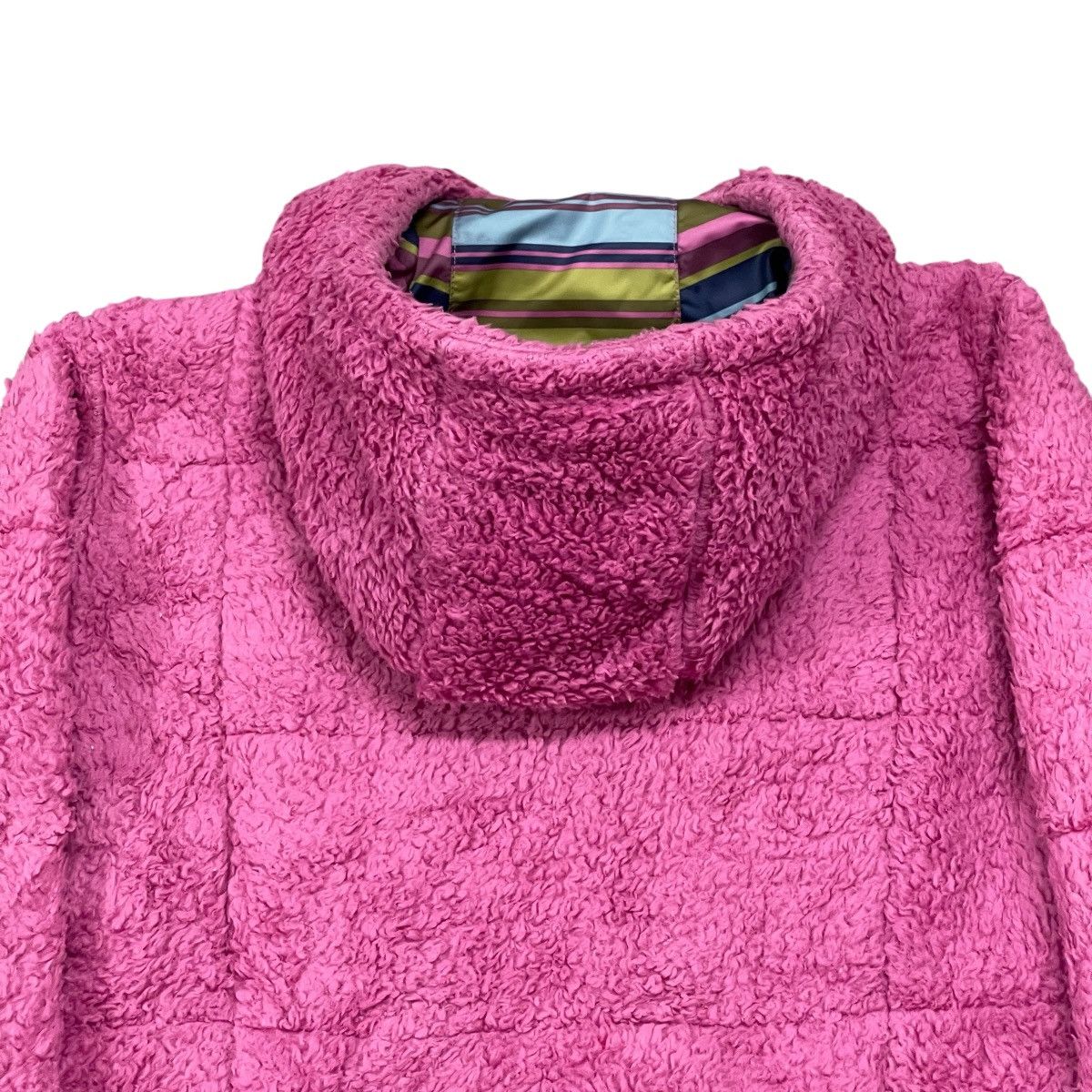 Patagonia Patagonia Reversible Striped Sherpa Fleece Puffer Jacket Size L / US 10 / IT 46 - 20 Thumbnail