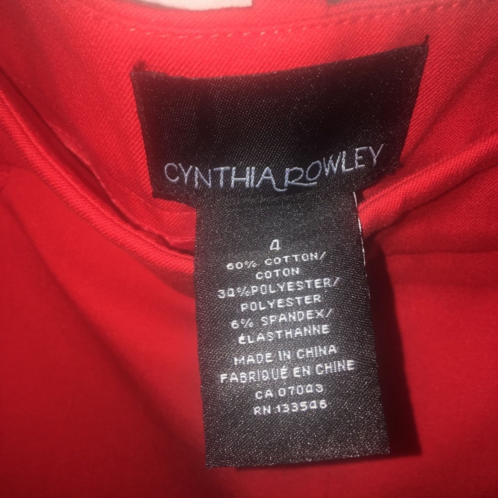 Cynthia Rowley Cynthia Rowley Women's Cropped Pants Size 4 Size 27" / US 4 / IT 40 - 4 Thumbnail
