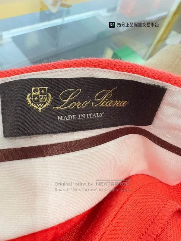Loro Piana Loro Piana Unisex Orange Cotton. Size US 42 / EU 58 - 1 Thumbnail