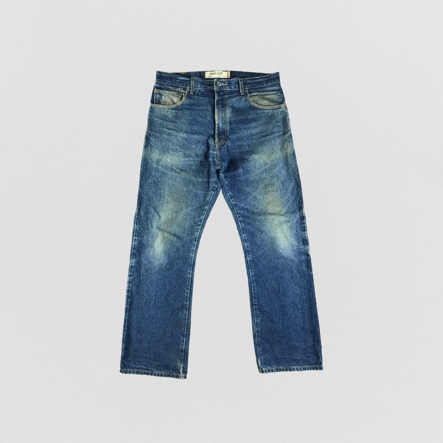 Levi's × Vintage Vintage Blue Wash Levis 517 Flare Jeans-JM3399 Size US 35 - 1 Thumbnail