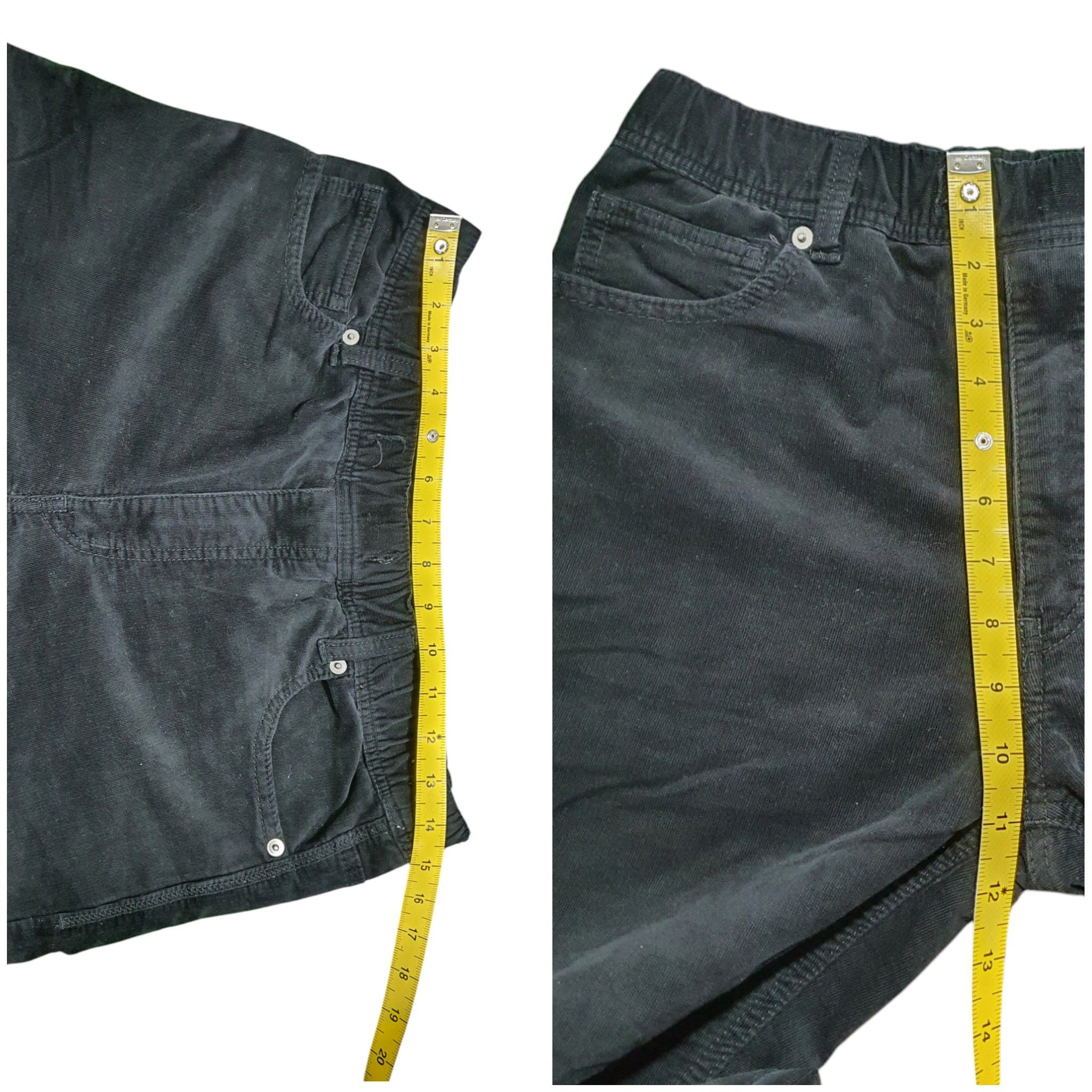 Japanese Brand × MOUSSY AZUL BY MOUSSY 28”-33”/36” BLACK CORDUROY ANKLE PANTS Size US 32 / EU 48 - 9 Thumbnail
