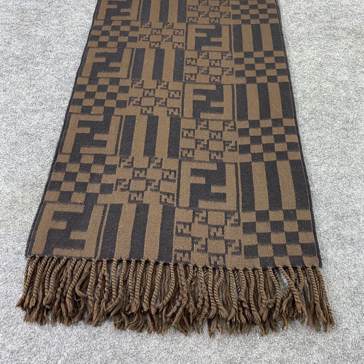 Fendi × Vintage Fendi Muffler/ Scar / Neckwear - T1396 Size ONE SIZE - 5 Thumbnail