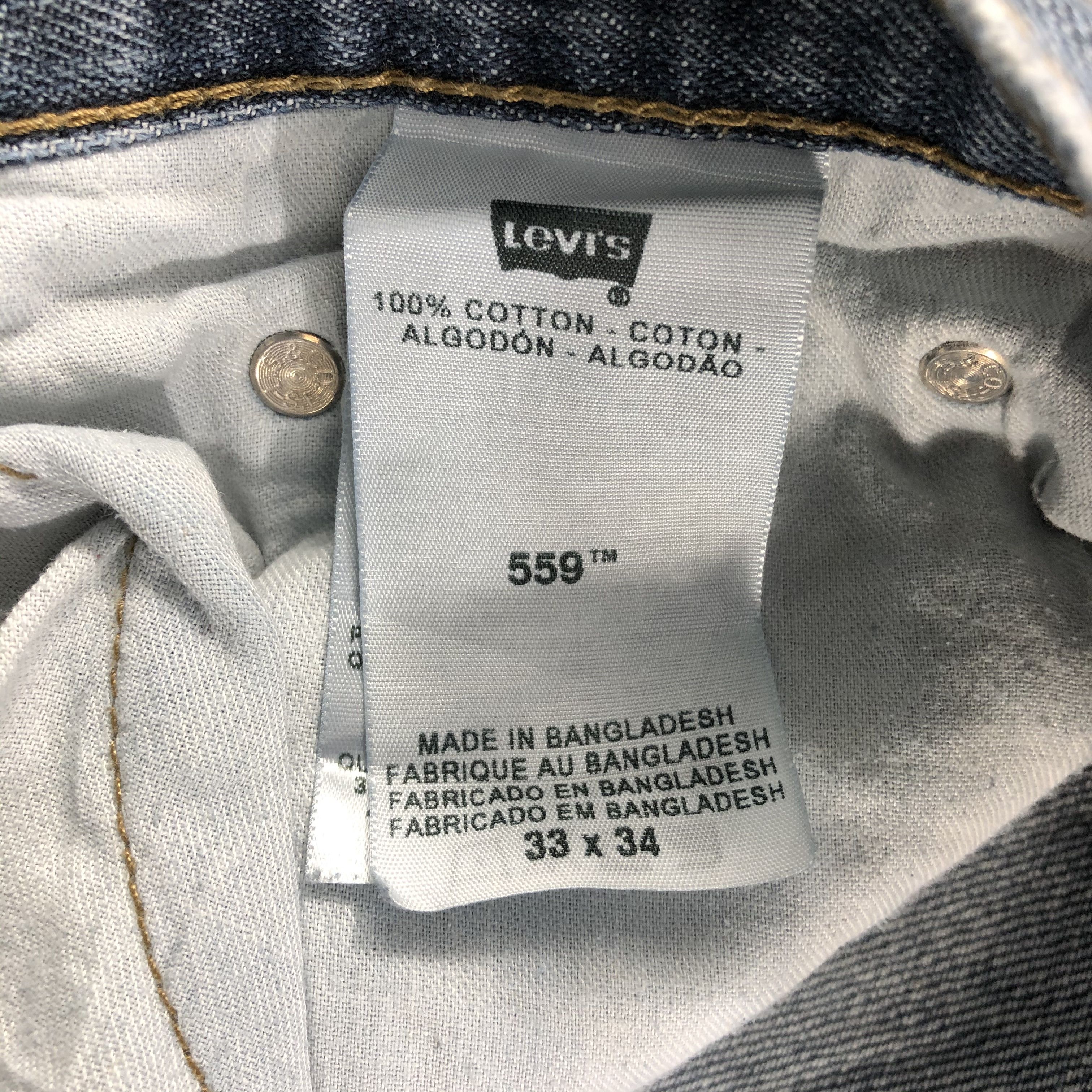 Levi's Vintage Levis 559 Earth Tone Jeans-J1535 Size US 34 / EU 50 - 12 Thumbnail