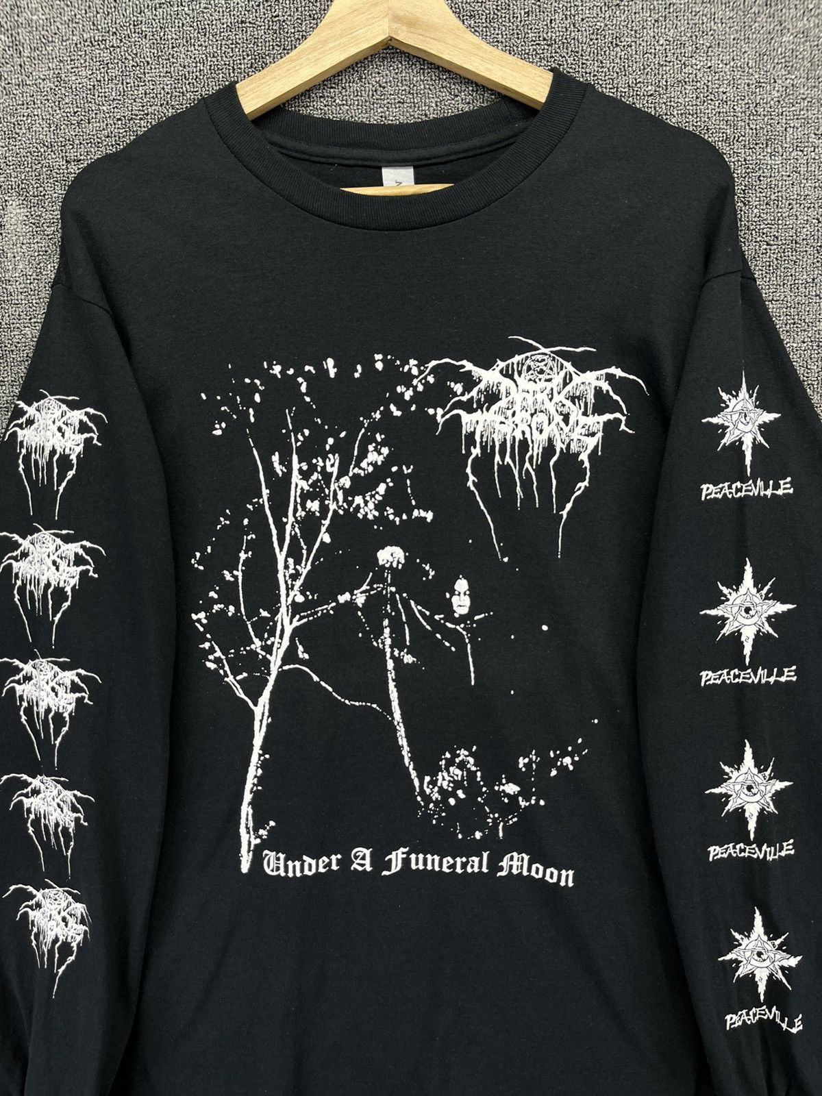 Band Tees Darkthrone Under A Funeral Moon Black Metal Band T Shirts Size US M / EU 48-50 / 2 - 5 Thumbnail