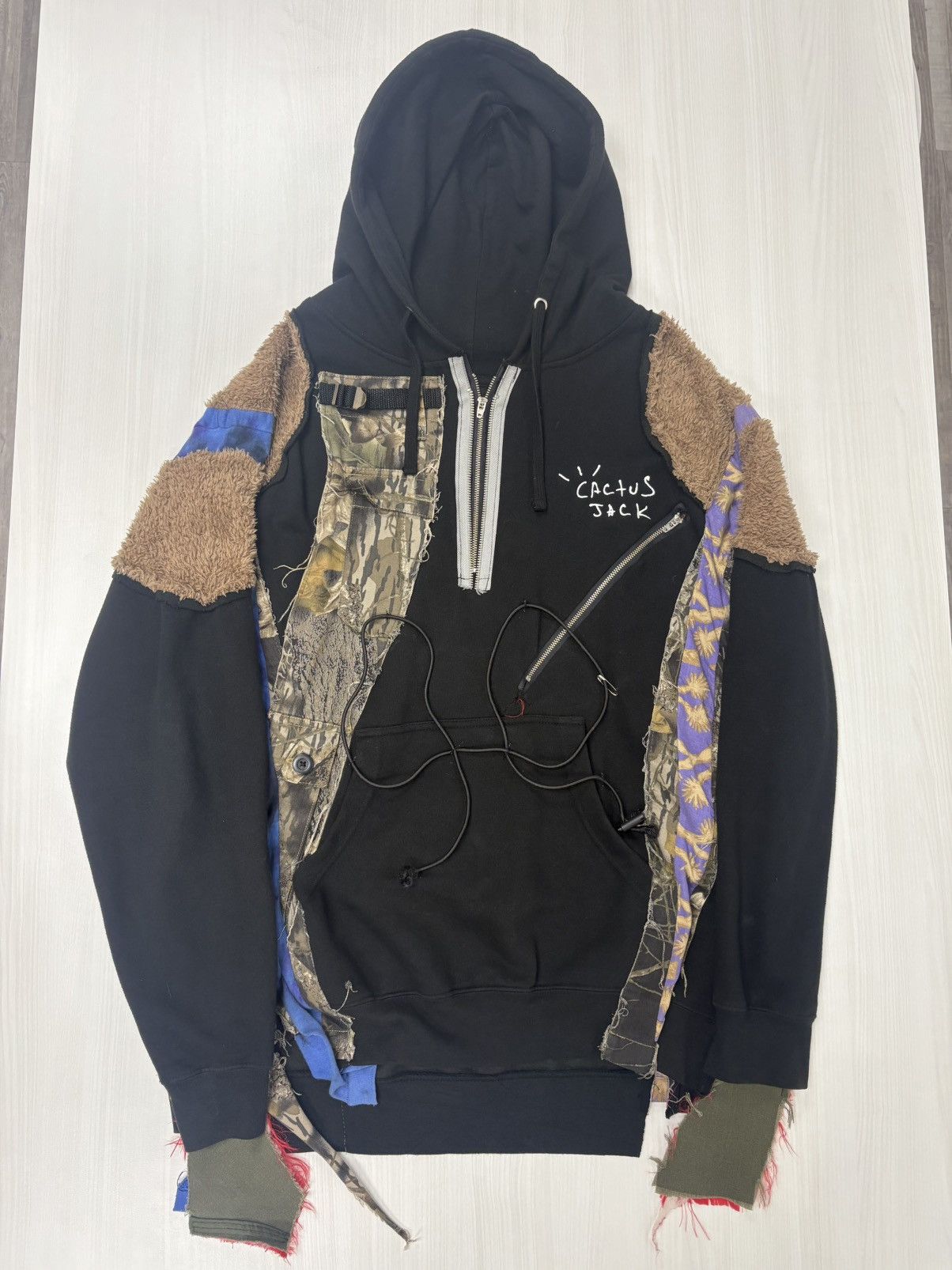 Adamneven × Travis Scott Adamaneven Cactus Jack Half-Zip Hoodie Size US L / EU 52-54 / 3 - 10 Thumbnail