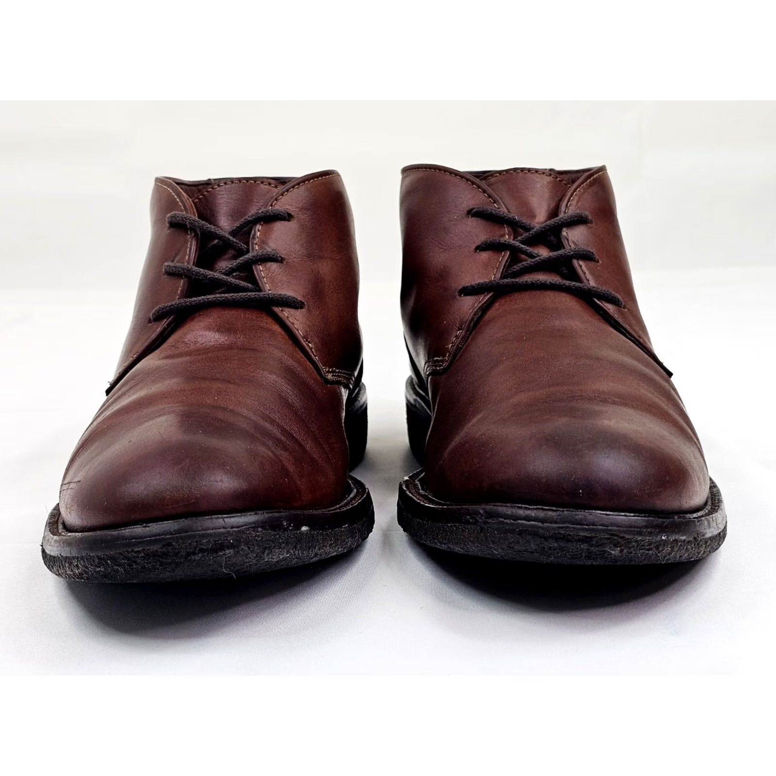 Johnston & Murphy Johnston & Murphy Copeland Chukka Boots Brown Leather Sheepskin Men 7.5M Size US 8 / EU 41 - 2 Thumbnail