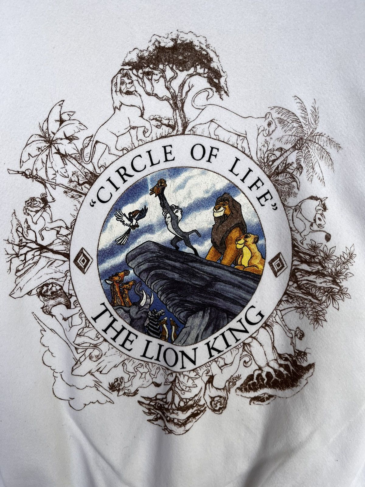 Disney Vintage The Lion King Sweatshirt Size US L / EU 52-54 / 3 - 3 Thumbnail