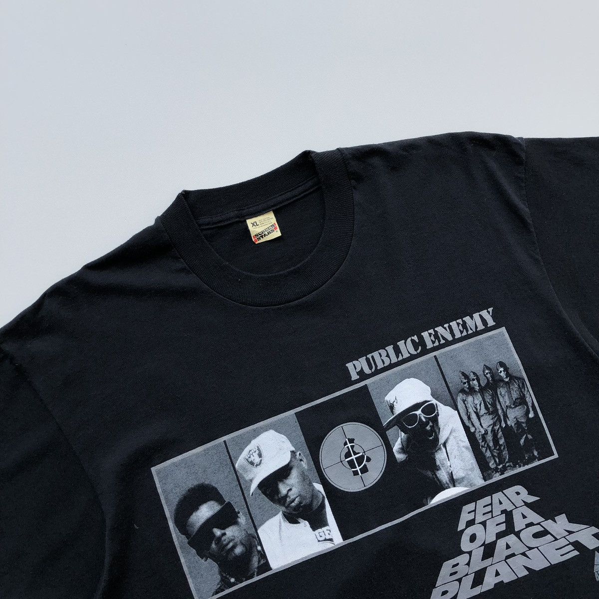 Public Enemy Public Enemy 1990 Fear OfA Black Planet Vintage 90’s T-Shirt Size US XL / EU 56 / 4 - 3 Thumbnail