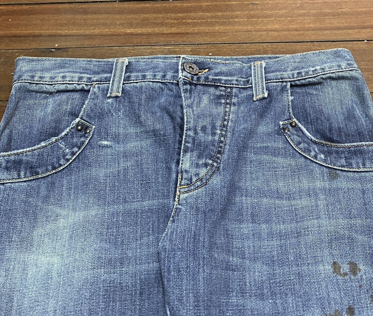 Japanese Brand Very Rare Vintage Japanese Brand Scotch Painting Jeans 2000s Size US 32 / EU 48 - 3 Thumbnail