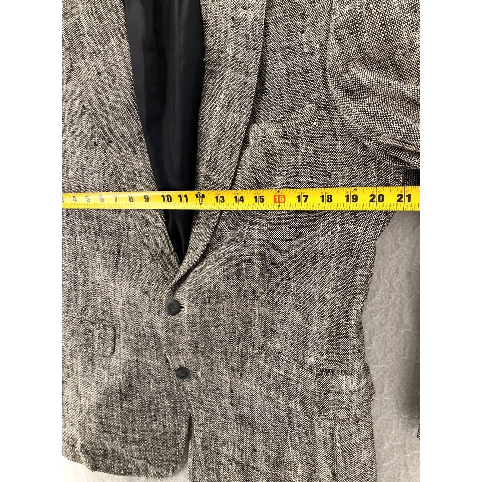 Vintage ANDHURST Sport Coat Mens 40 R Wool Blend Vintage Tweed Blazer Jacket Size 40R - 2 Thumbnail
