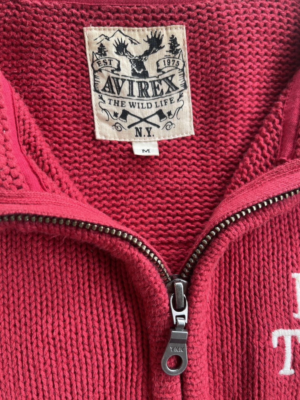 Avirex Vintage Avirex Cable Knitted Sweater Size US M / EU 48-50 / 2 - 9 Thumbnail