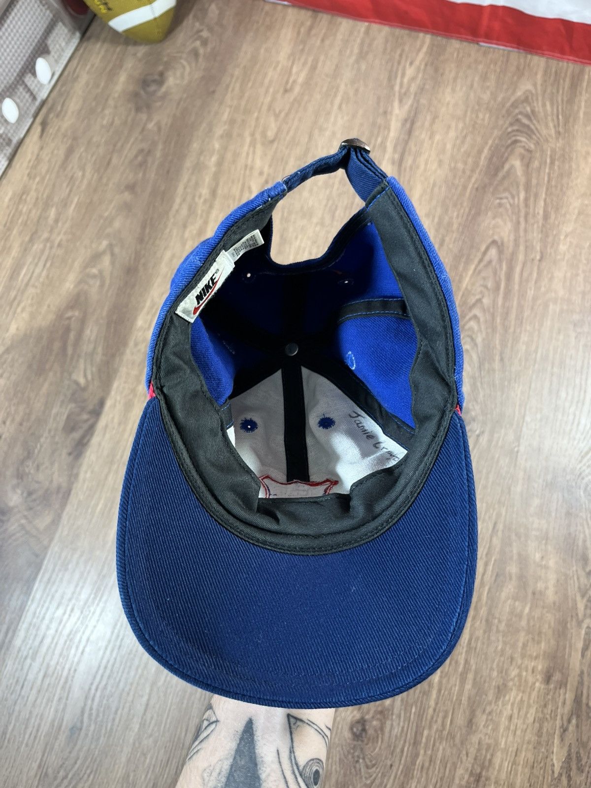 Nike Vintage 90s Rangers Football Soccer Cap Hat Rare Size ONE SIZE - 10 Thumbnail