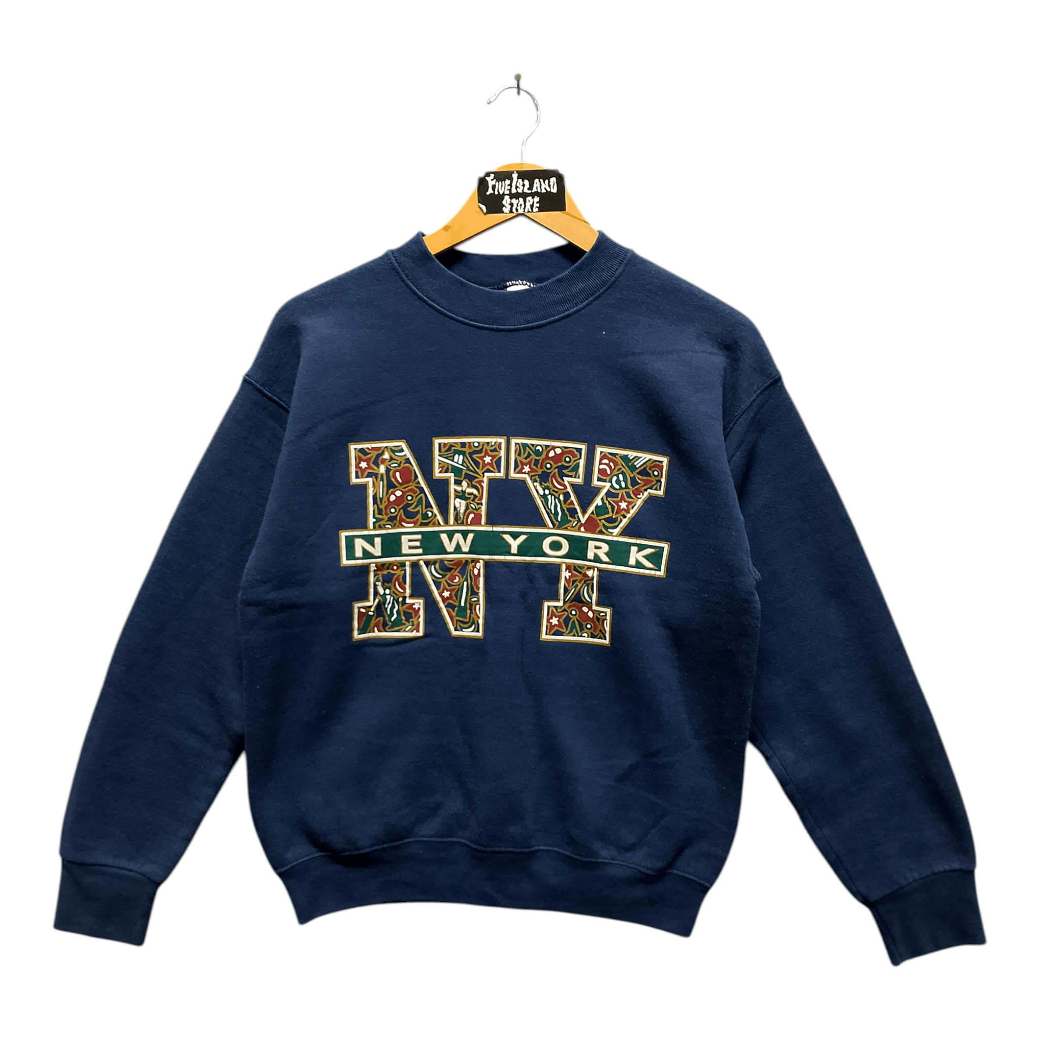 Vintage Vintage New York NY Graphic Crewneck Sweatshirt Size US M / EU 48-50 / 2 - 1 Thumbnail