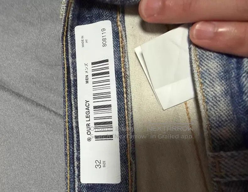 Our Legacy Our Legacy Digital Print Distressed Denim Pants Size US 32 / EU 48 - 3 Thumbnail