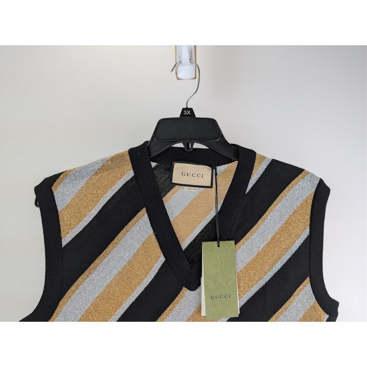 Gucci o1rshd1 Wool Waiscoat in Multicolor Size US XL / EU 56 / 4 - 3 Thumbnail