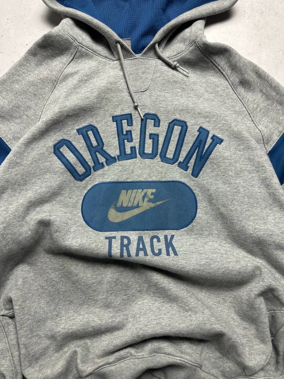 Nike × Vintage Vintage Nike Oregon Swoosh Boxy Hoodie L Size US L / EU 52-54 / 3 - 5 Thumbnail