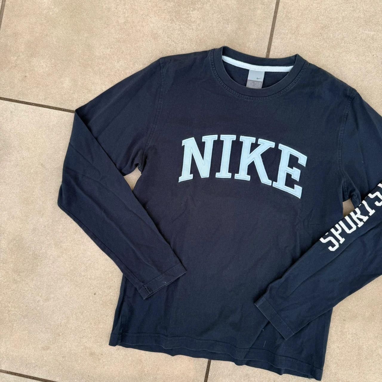 Nike Nike Sweatshirt Vintage Retro y2k Navy Size US S / EU 44-46 / 1 - 4 Thumbnail