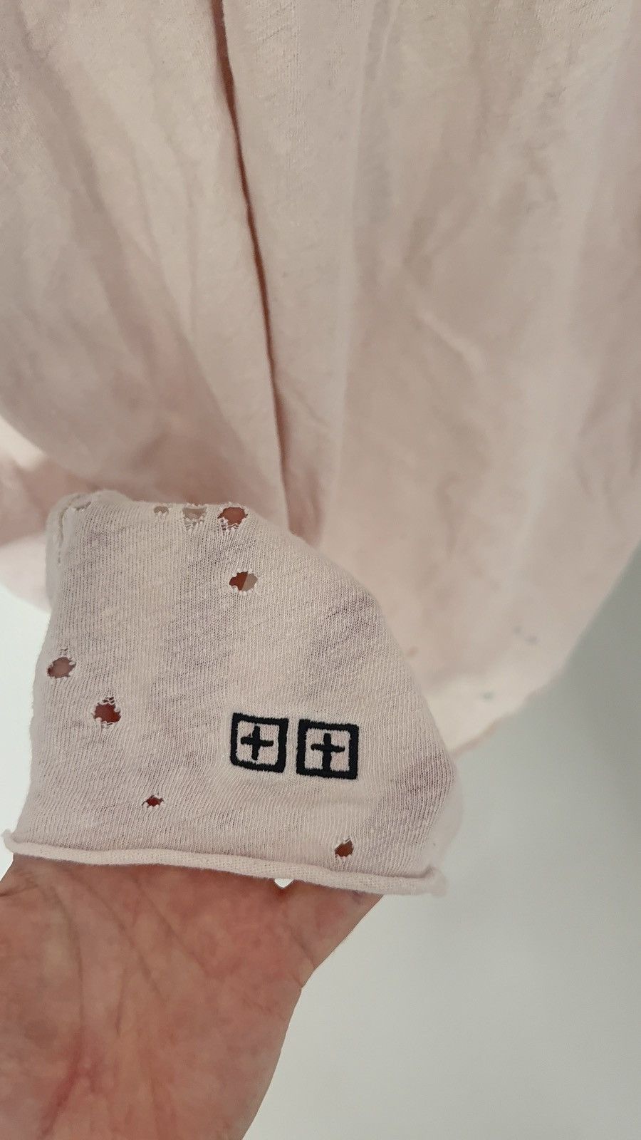 Ksubi ✅ Ksubi Vintage Stay Human White Distressed T-Shirt Size US M / EU 48-50 / 2 - 9 Thumbnail
