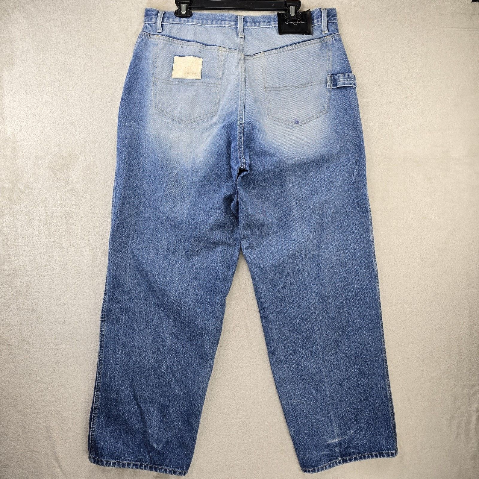 Sean John Vintage Sean John Jeans Mens 36x31 Y2K Baggy Wide Skater Size US 36 / EU 52 - 7 Thumbnail