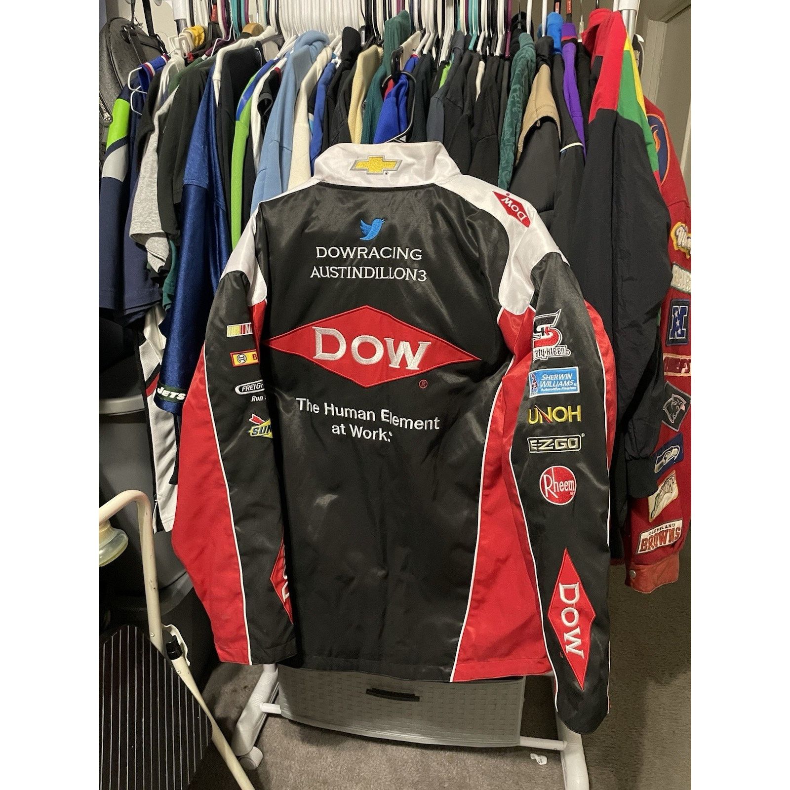 Chase Authentics Size L- Austin Dillon # 3 Chase 2014 Black Replica Jacket Size US L / EU 52-54 / 3 - 2 Thumbnail