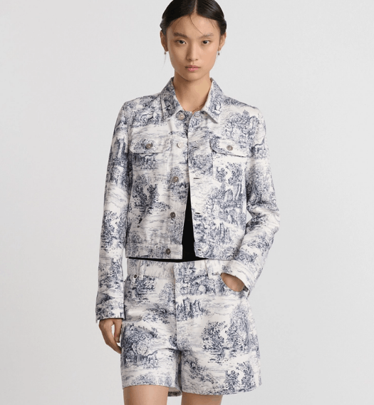 Dior o1w1db10326 512V11 Jacket in White/Blue Size XS / US 0-2 / IT 36-38 - 5 Thumbnail