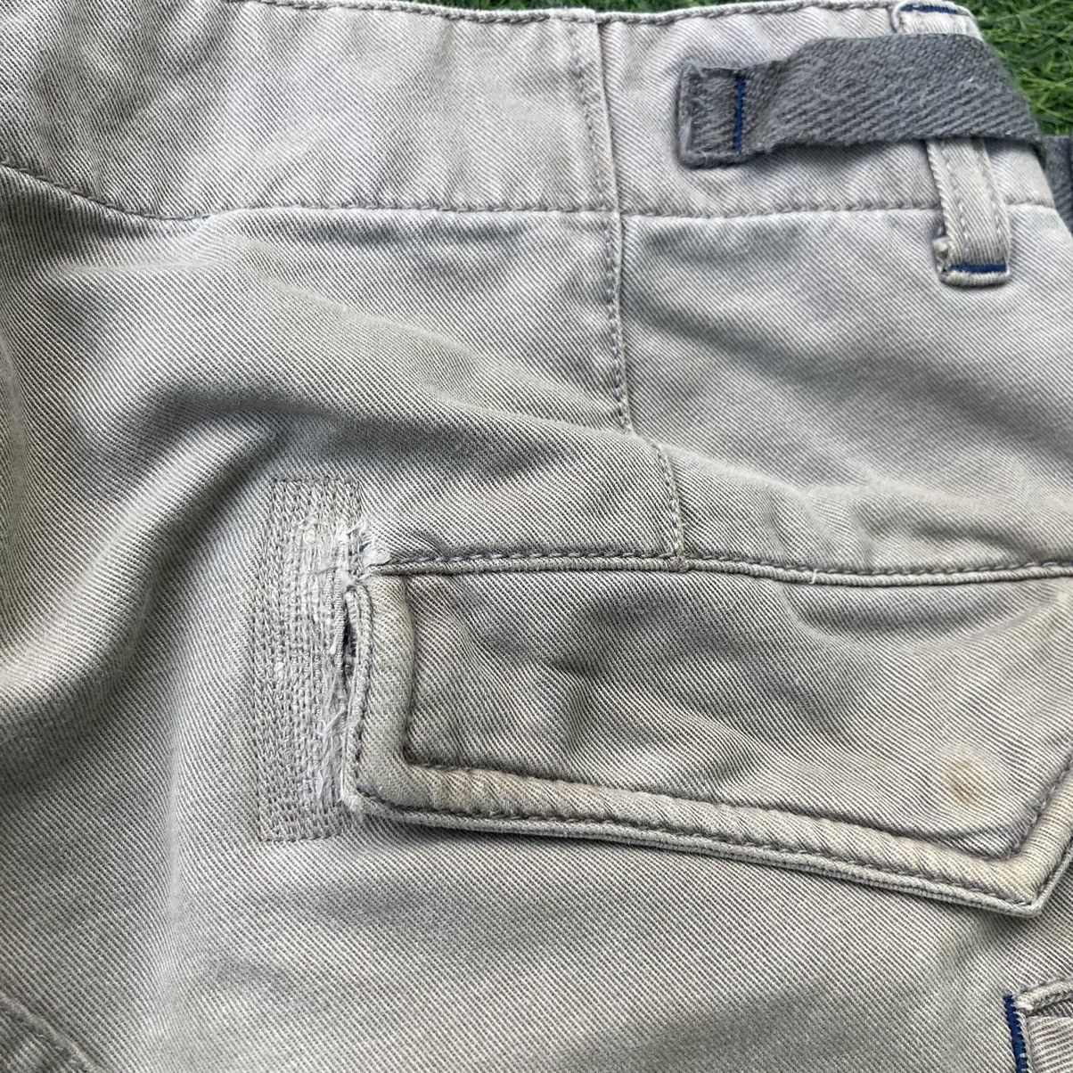 If Six Was Nine × Issey Miyake × Tete Homme DISTRESSED ISSEY MIYAKE TETE HOMME CARGO PANTS Size US 31 - 6 Thumbnail
