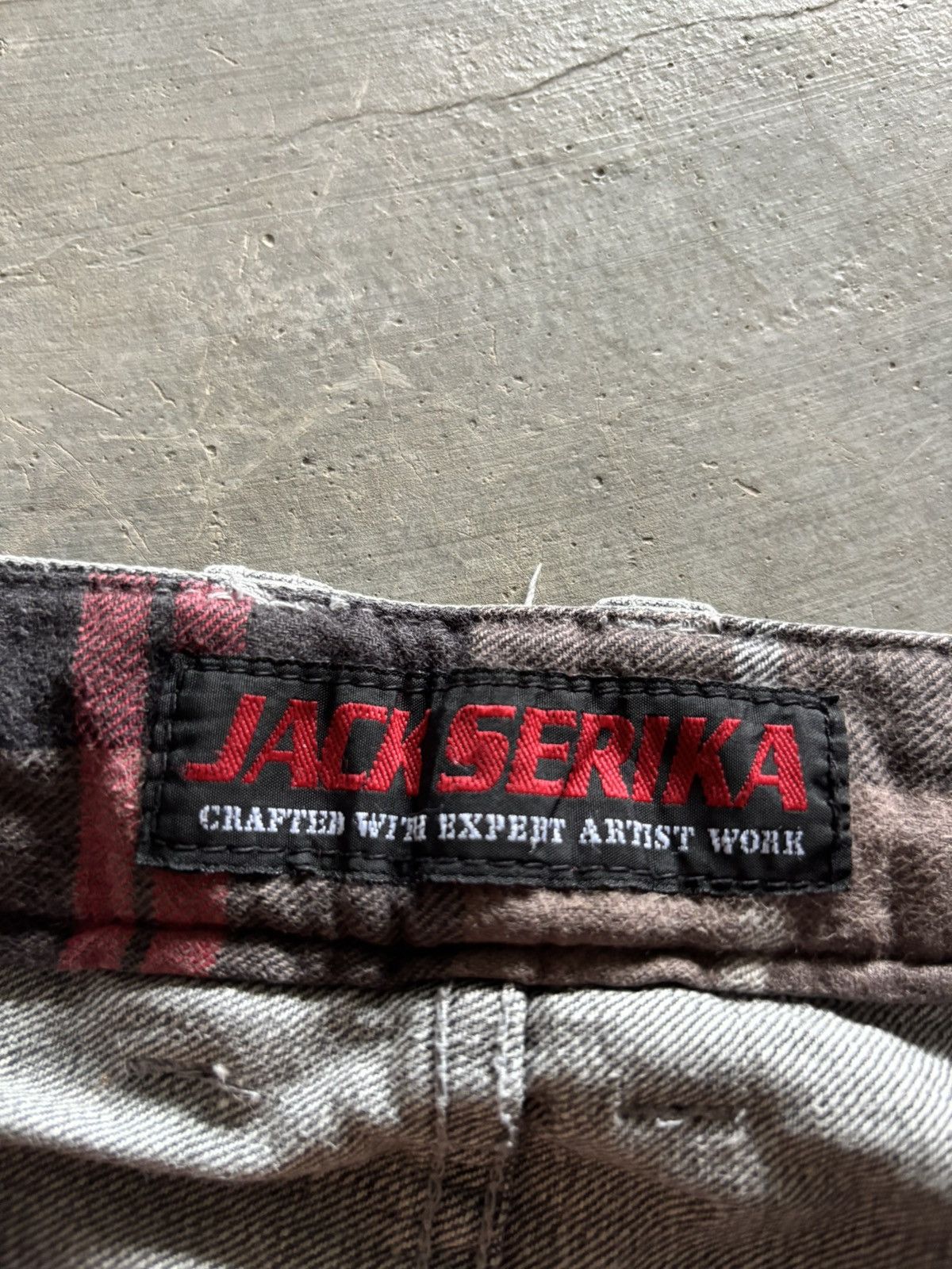 If Six Was Nine JACK SERIKA poem union jack japanese punk whiskered wash Size US 30 / EU 46 - 6 Thumbnail