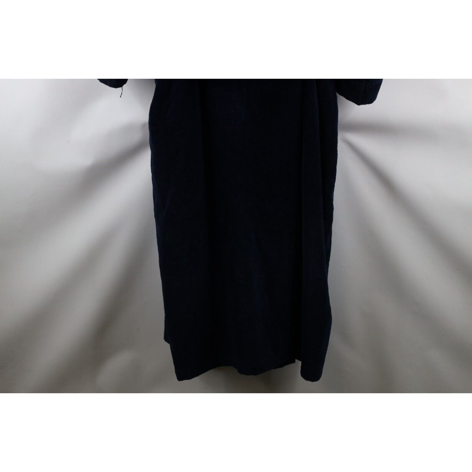 Nautica × Vintage Vintage 90s Nautica Distressed Terry Cloth Hooded Bath Robe Size US XL / EU 56 / 4 - 17 Thumbnail