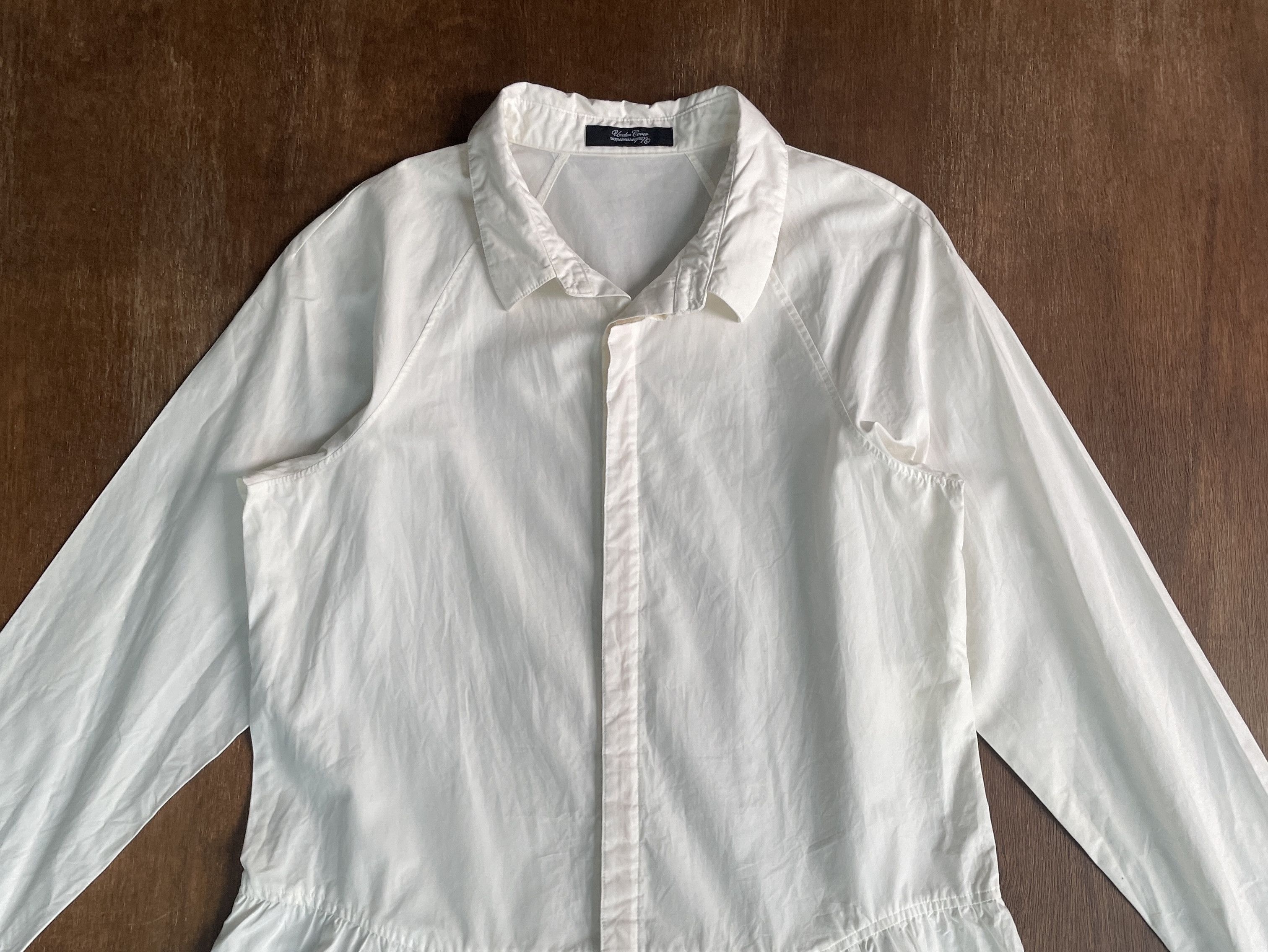 Undercover UNDERCOVER White Long Sleeve Shirt Dress Size US M / EU 48-50 / 2 - 2 Thumbnail