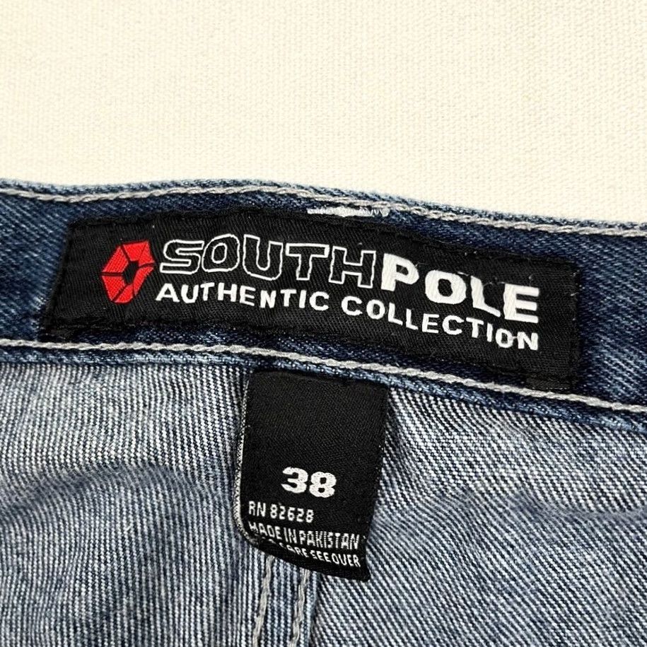 Southpole VINTAGE Southpole Jeans Mens 38x30 Wide Baggy Denim Hip Hop Grunge Streetwear Y2K Shirt Size US 38 / EU 54 - 3 Thumbnail