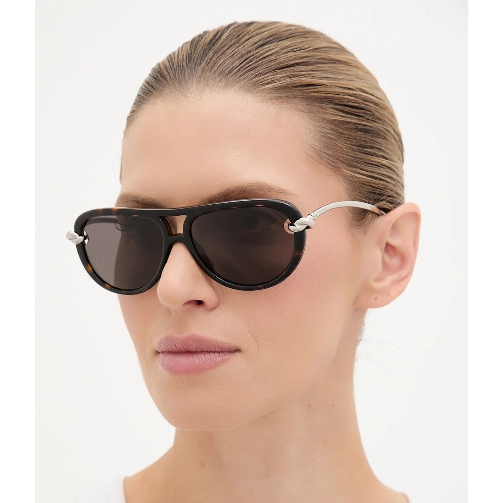 Bottega Veneta BOTTEGA VENETA BV1418S-002(BV1418S-002-FR) Size ONE SIZE - 1 Thumbnail