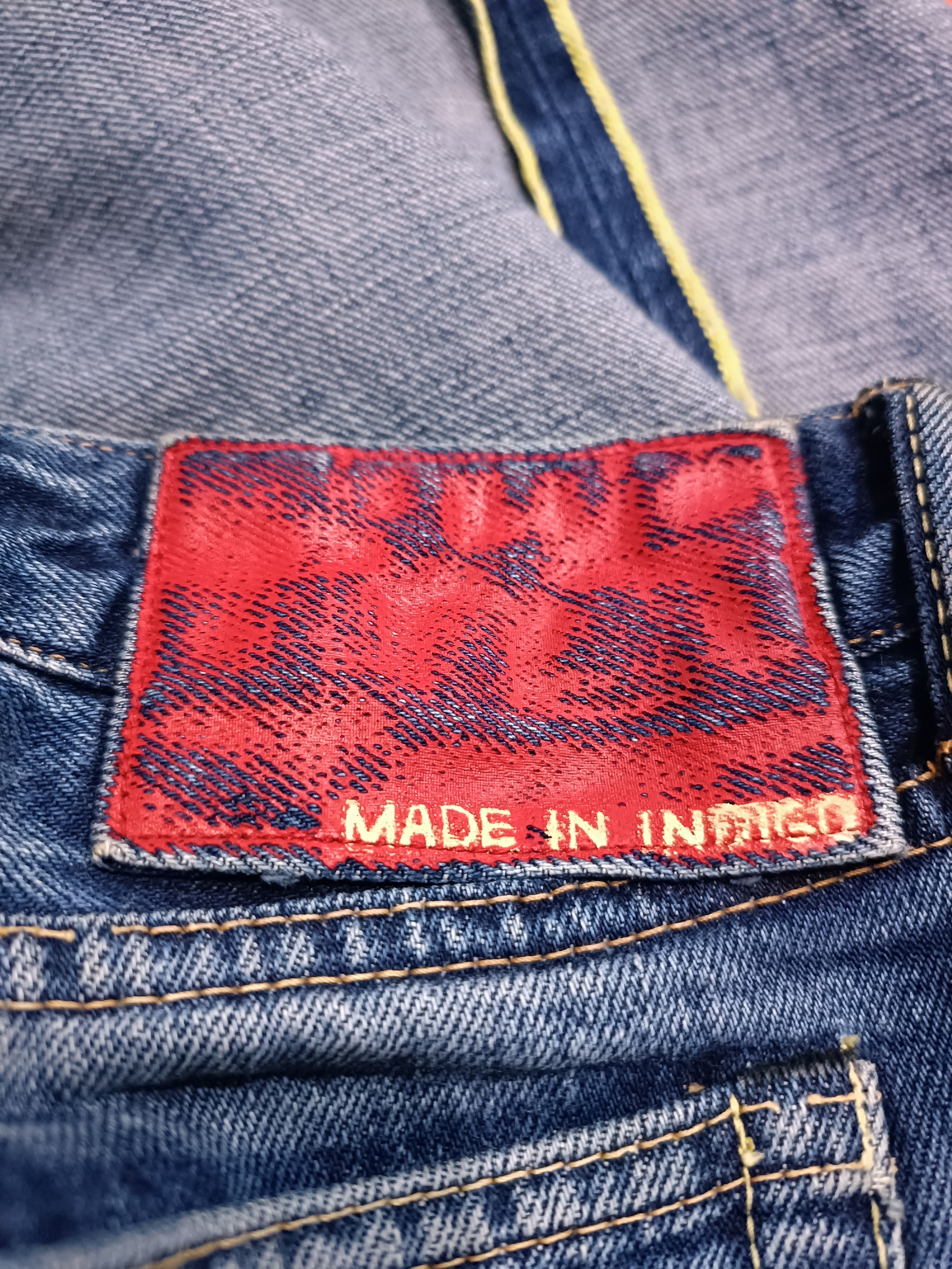 Japanese Brand × Self Edge ⚡ Selvedge ⚡Denim Pants Yellow Line Size 31" - 11 Thumbnail