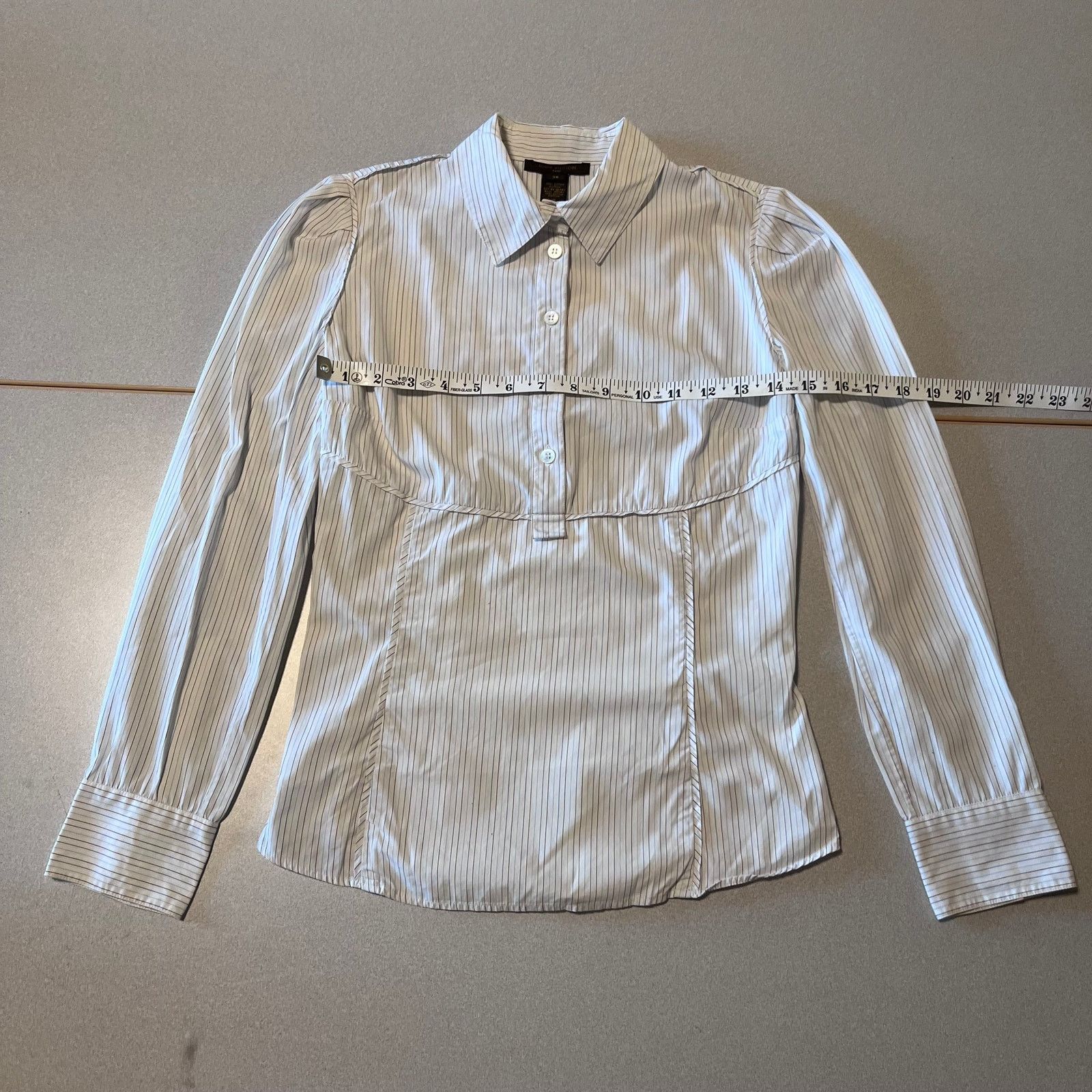 Louis Vuitton Louis Vuitton Women’s Striped Cotton Blouse – Size 6 Size XS / US 0-2 / IT 36-38 - 2 Thumbnail