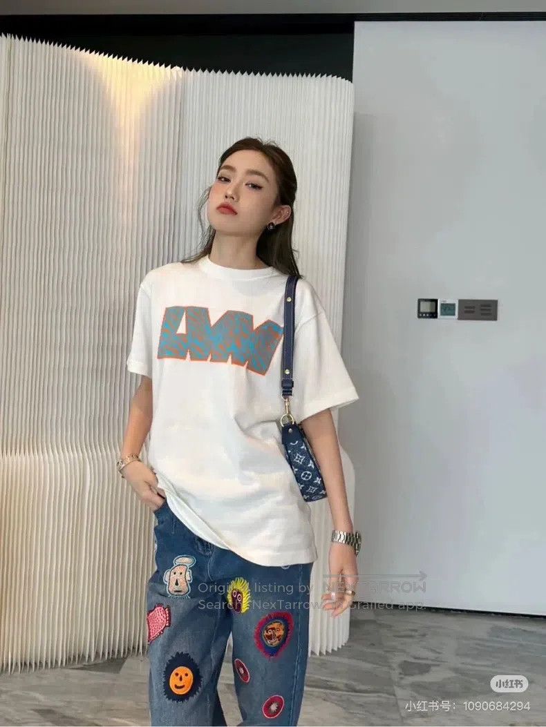 Louis Vuitton Louis Vuitton White letter knit short sleeves Size US XS / EU 42 / 0 - 8 Thumbnail