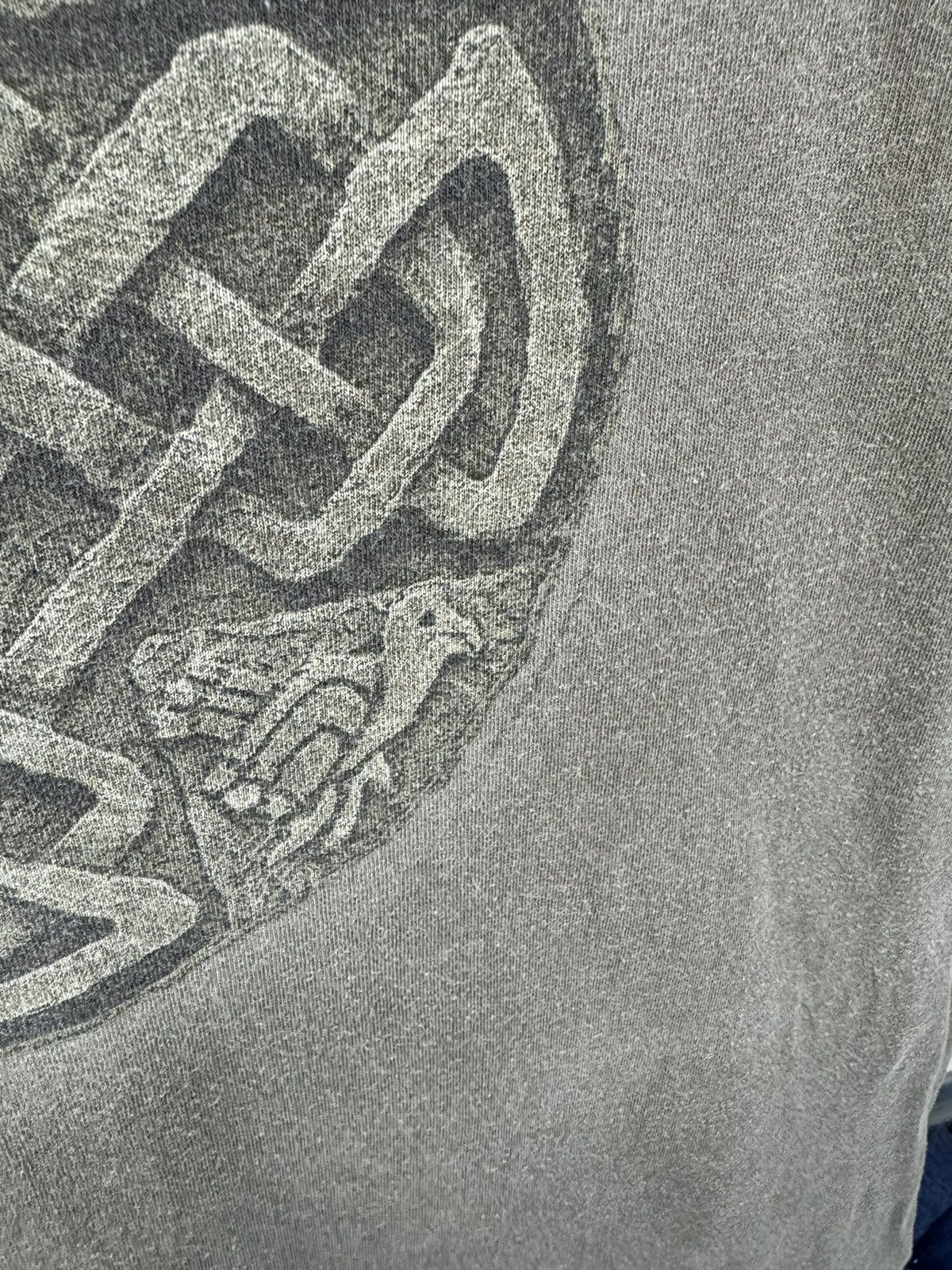 Vintage Vintage Celtic Cross Big Logo Faded Tee Size US XL / EU 56 / 4 - 5 Thumbnail