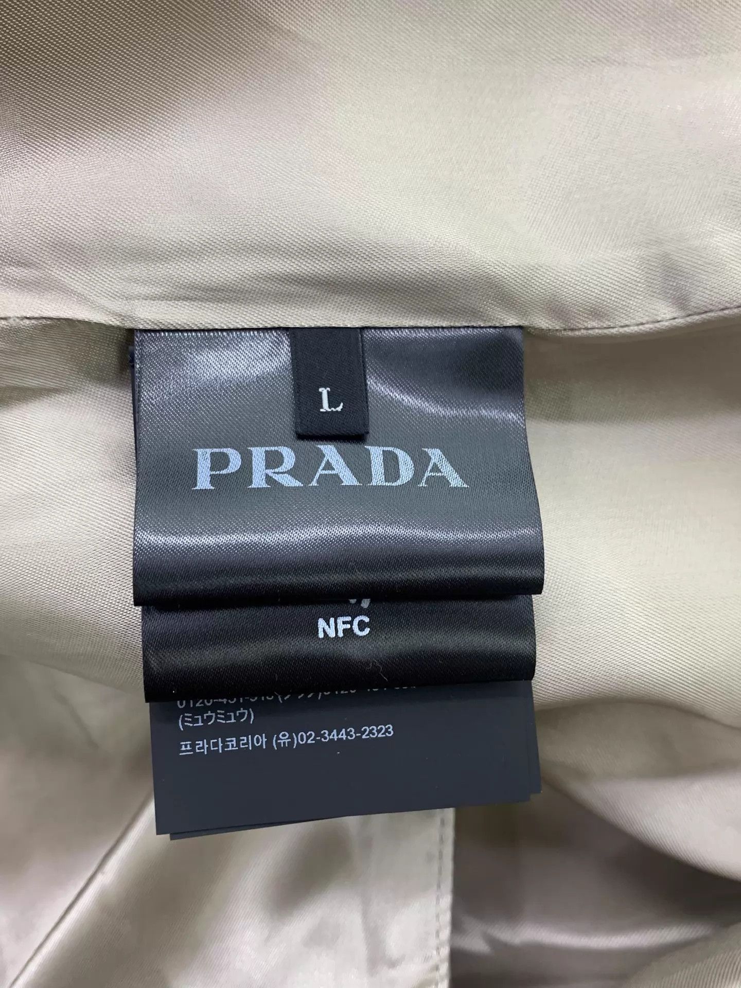 Prada Prada Khaki Long Wool Coat L New with Tags Size US L / EU 52-54 / 3 - 5 Thumbnail
