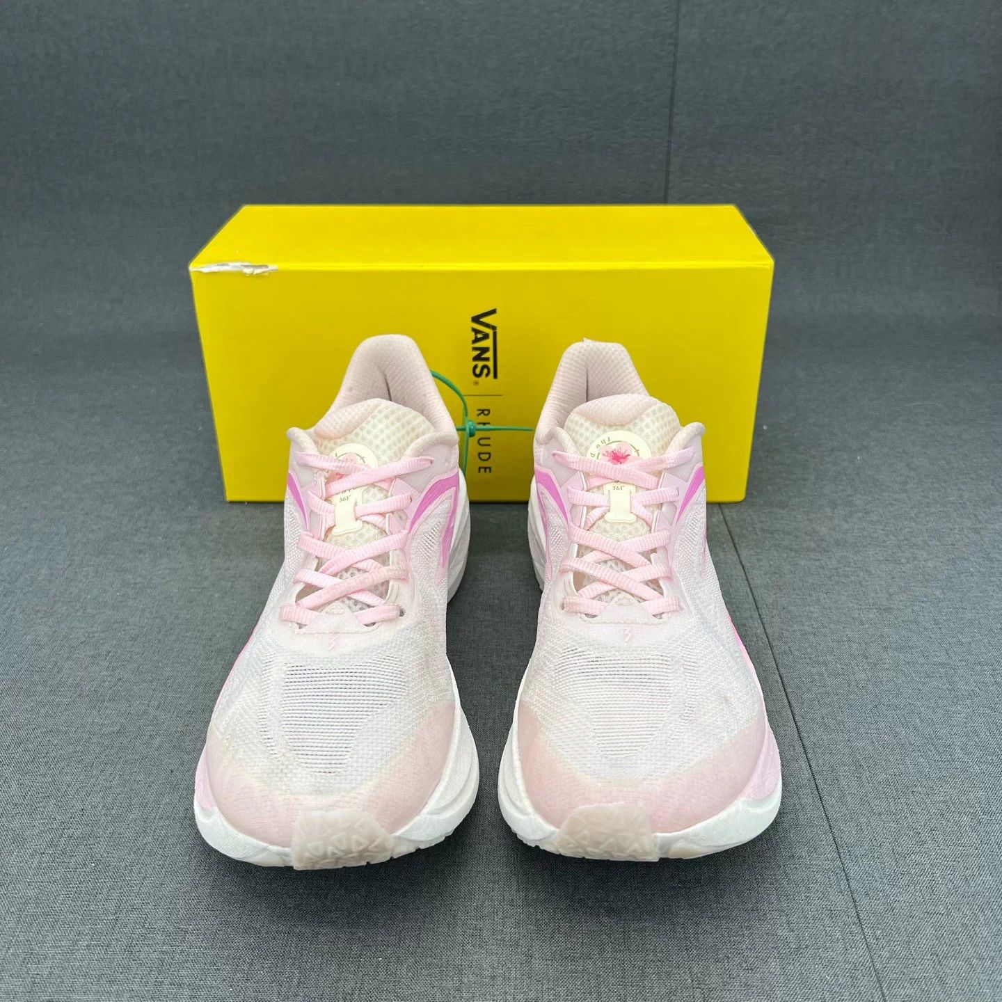 Other 361° Feiran 2 Taohua Yun White/Pink 43 Size US 9 / EU 42 - 4 Thumbnail