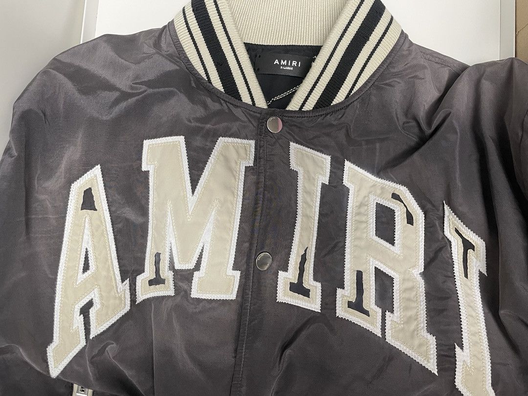 Amiri AMIRI Mens Sun Faded Bomber Jacket Size US XL / EU 56 / 4 - 4 Thumbnail