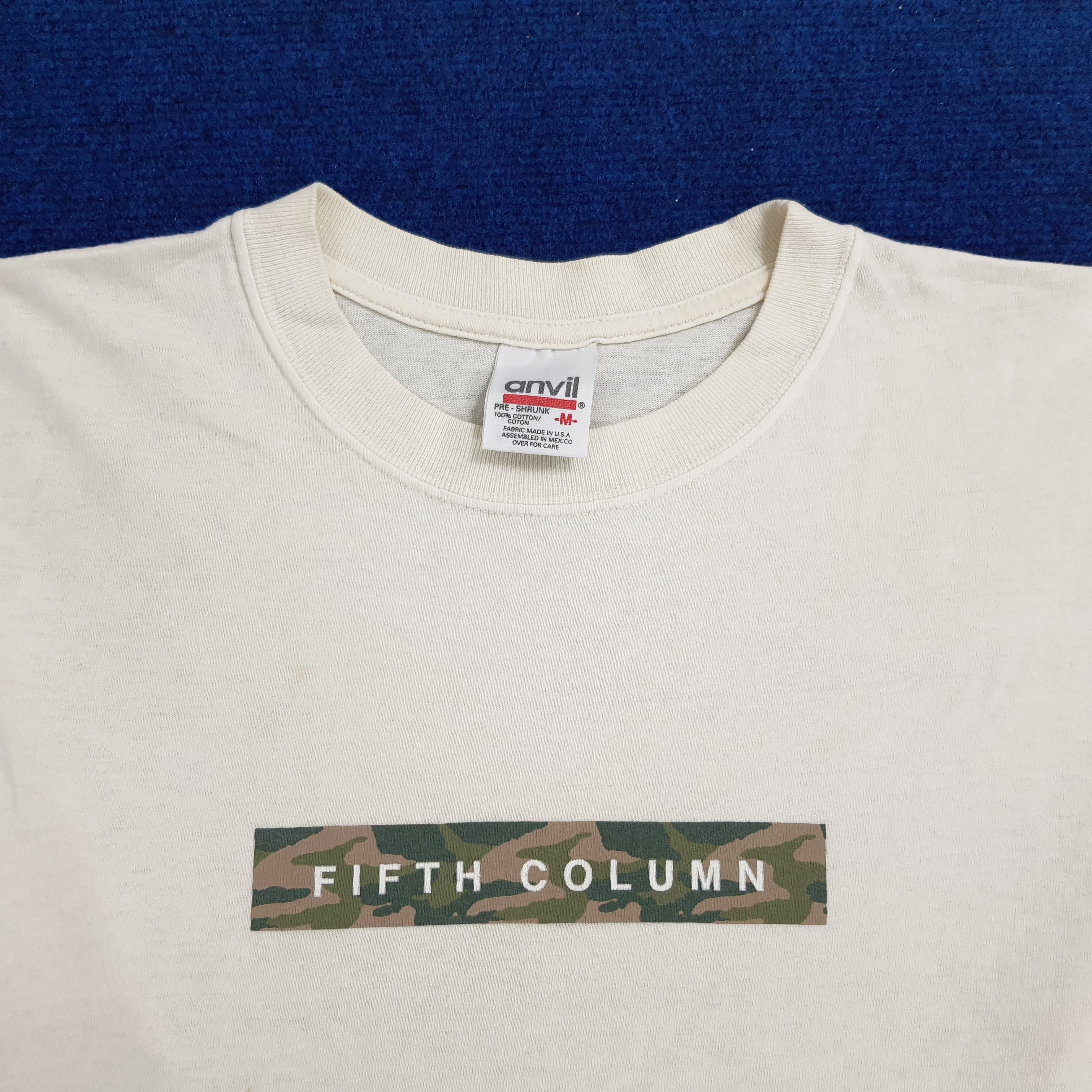 Anvil Fifth Column Camo Box Logo T-shirt Size US M / EU 48-50 / 2 - 2 Thumbnail