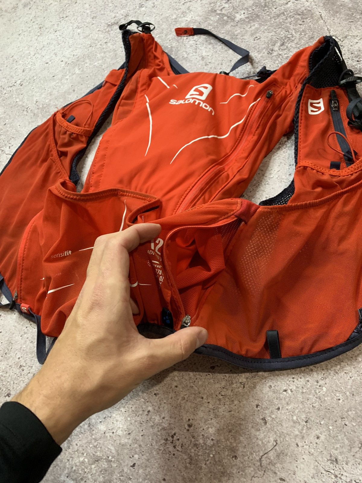 Salomon 00s Salomon Vintage Backpack Bondage bag vest Size ONE SIZE - 7 Thumbnail