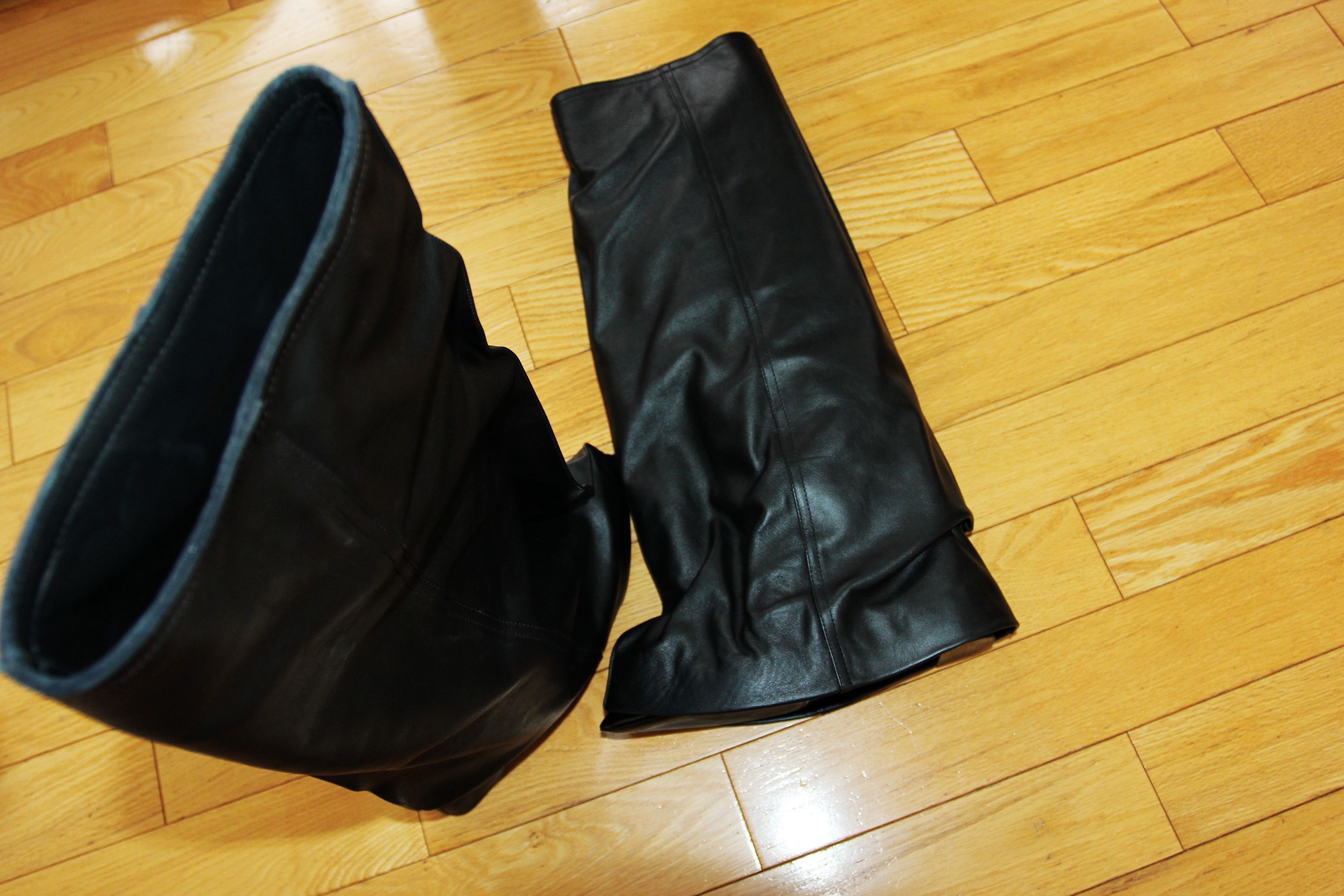 Sacai BNWT AW24 SACAI LEATHER PANTS BOOTS 40 Size US 10 / IT 40 - 3 Thumbnail