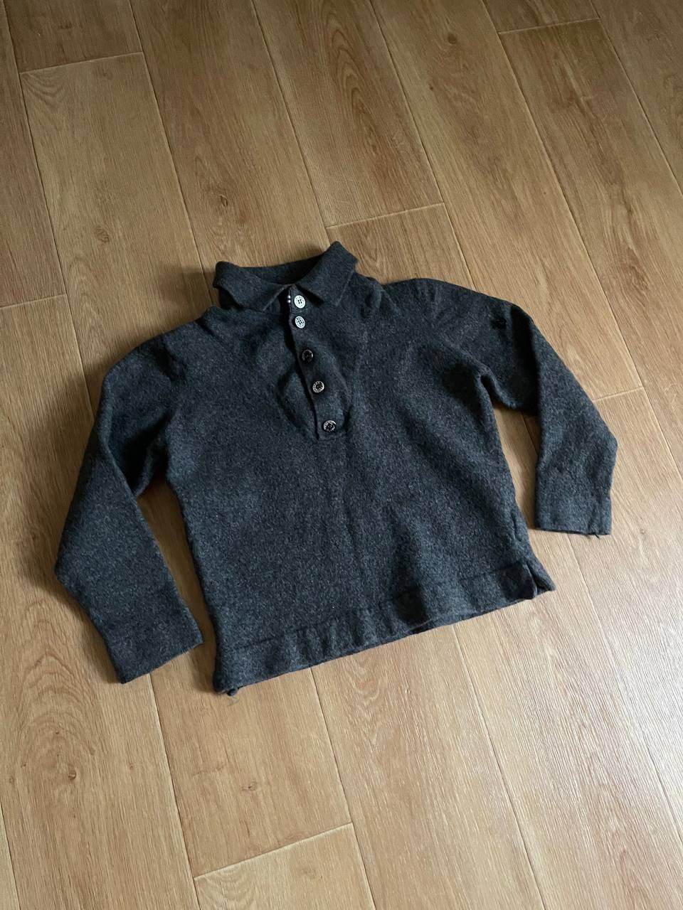 Stone Island × Vintage Shrunken Wool Sweater Stone Island Sz XS Size US XS / EU 42 / 0 - 3 Thumbnail