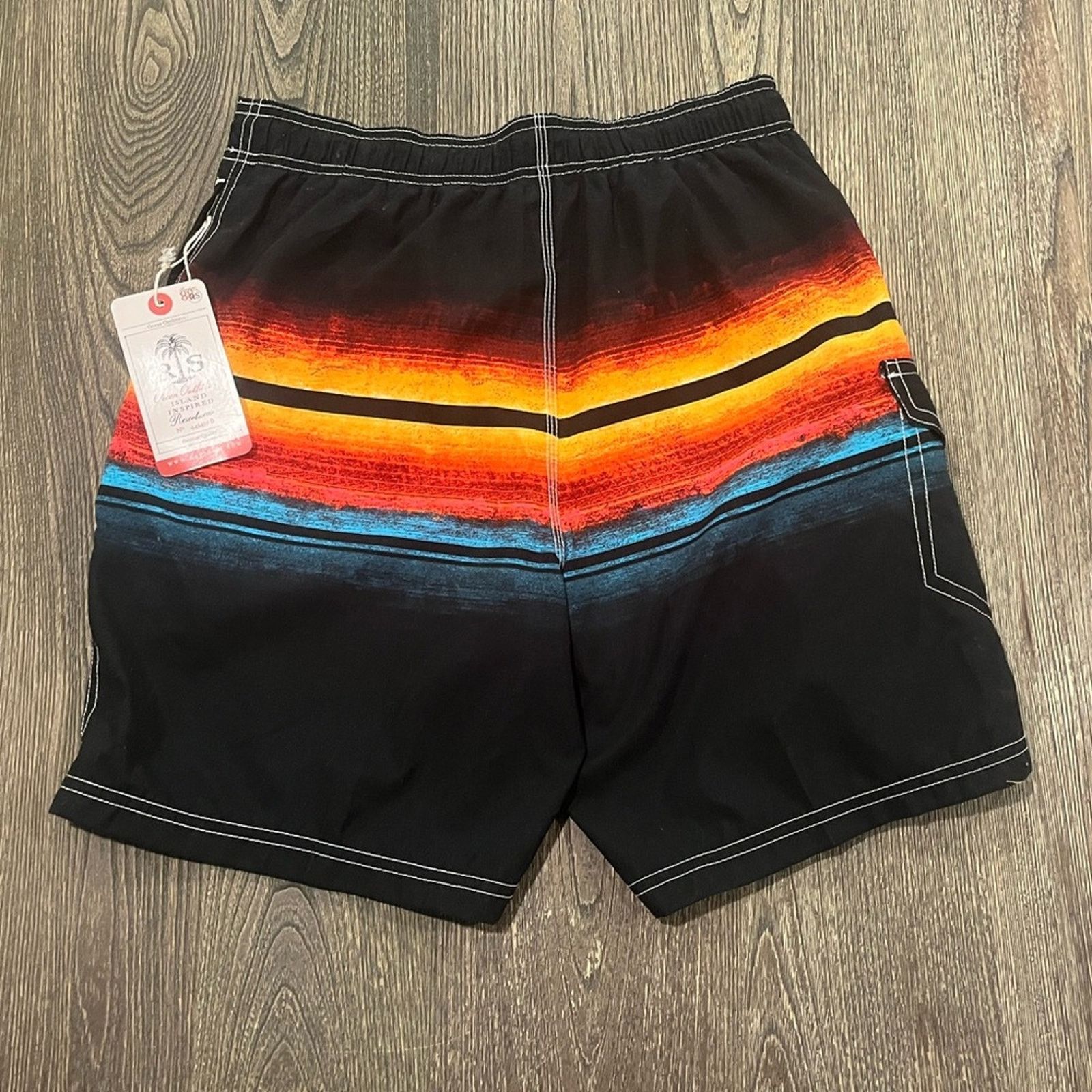 Vintage NWT RS Ocean Outfitters Shorts Board Tropical Sunset Size S Size US 26 / EU 42 - 4 Thumbnail
