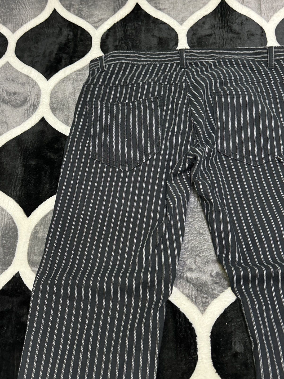 Tornado Mart Vintage Semantic Design Pinstripe Retro Pant Size US 32 / EU 48 - 10 Thumbnail
